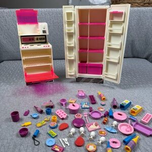 Vintage Barbie Kitchen Set with Accessories 1978